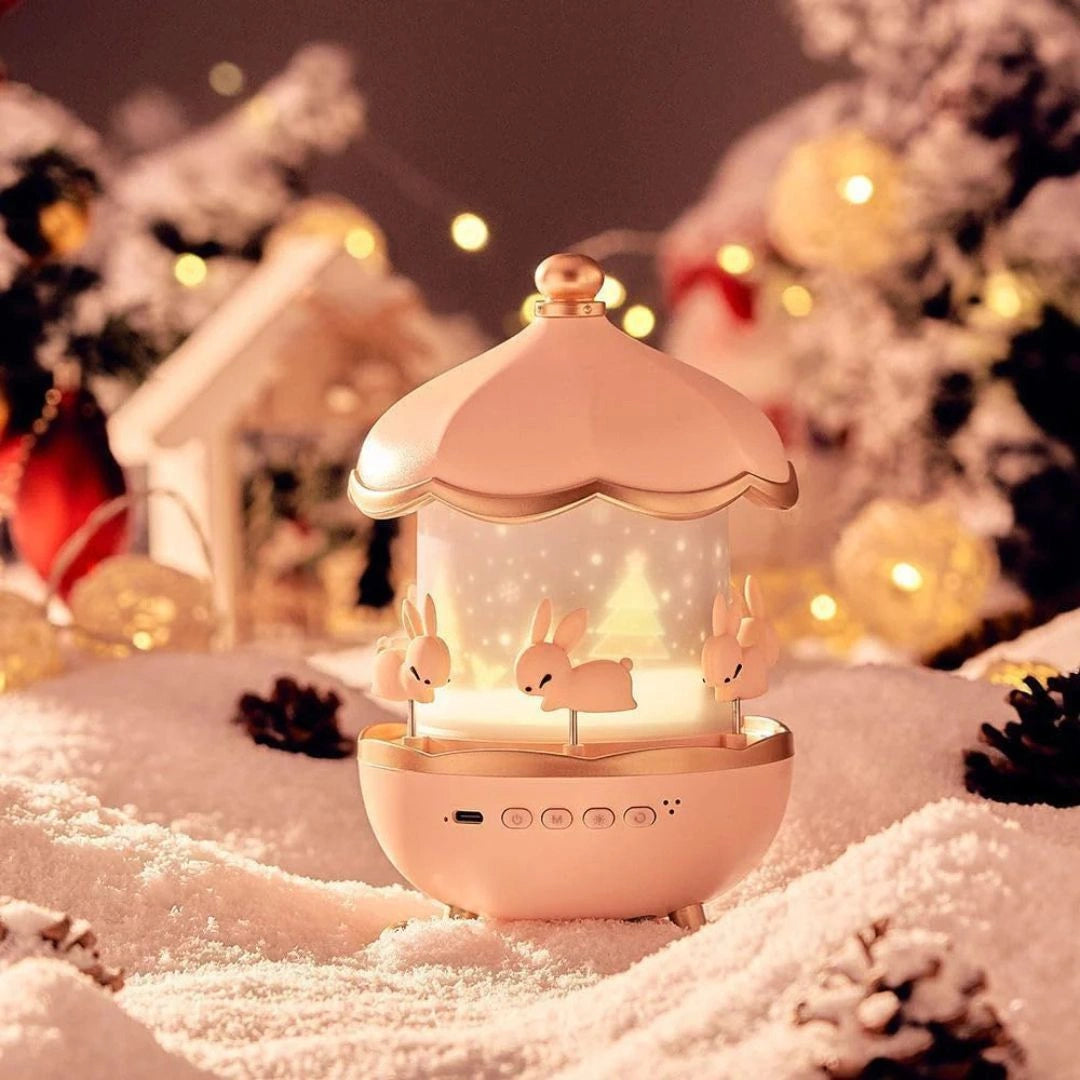 Bunny Carousel Night Light Projector