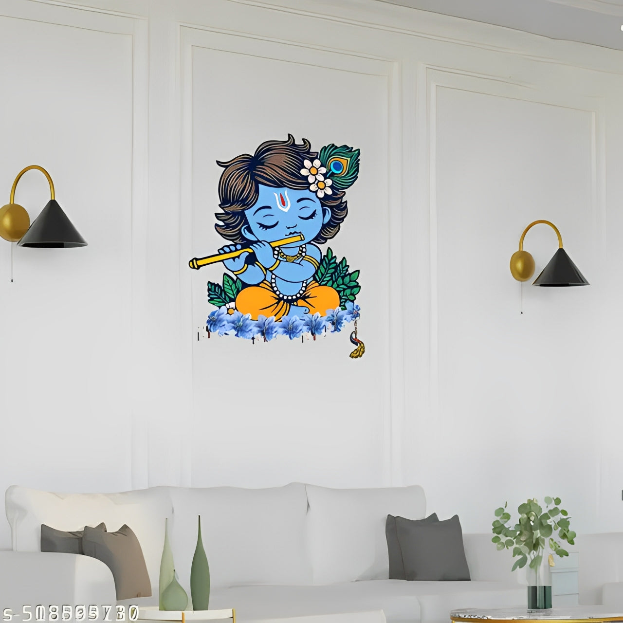 Krishna Key Holder – A Divine Touch to Your Wall