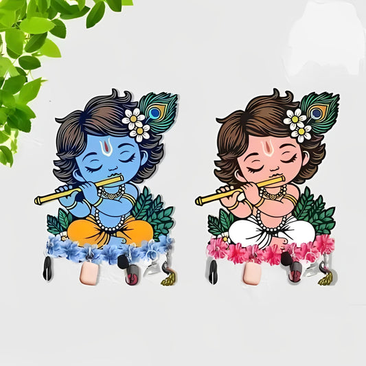 Krishna Key Holder – A Divine Touch to Your Wall